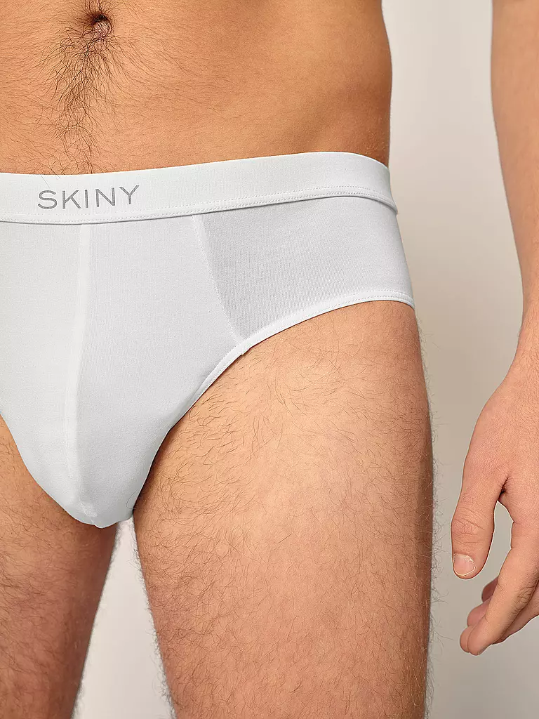 SKINY | Slip white | grau