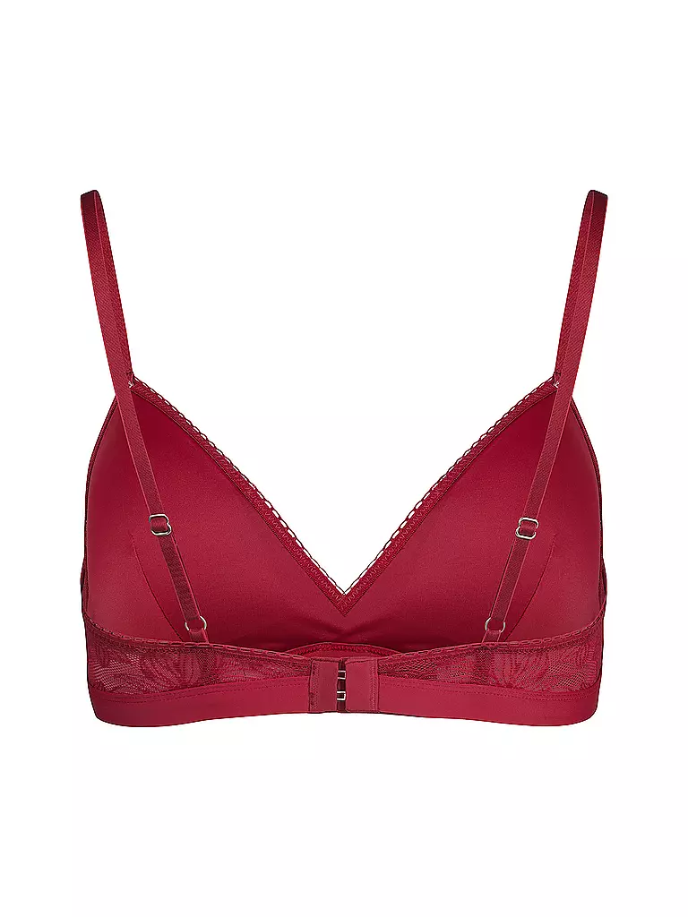 SKINY | Soft BH gefüttert MICRO LACE deep red | rot