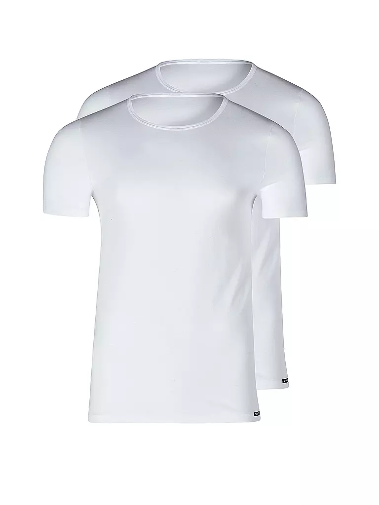 SKINY | T-Shirt 2-er Pkg. (Weiss) | weiss