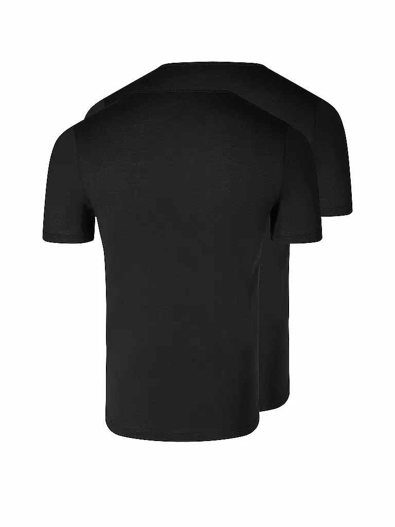 SKINY | T-Shirt 2-er Pkg. Black | schwarz