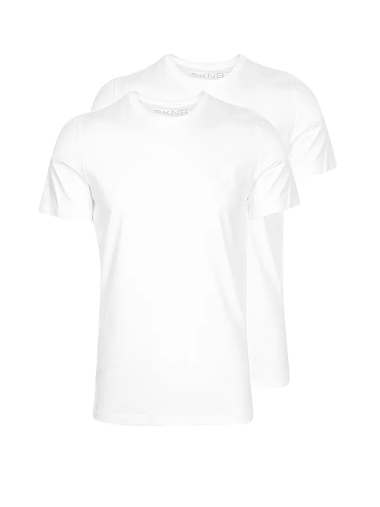 SKINY | T-Shirt 2-er Pkg. | weiss