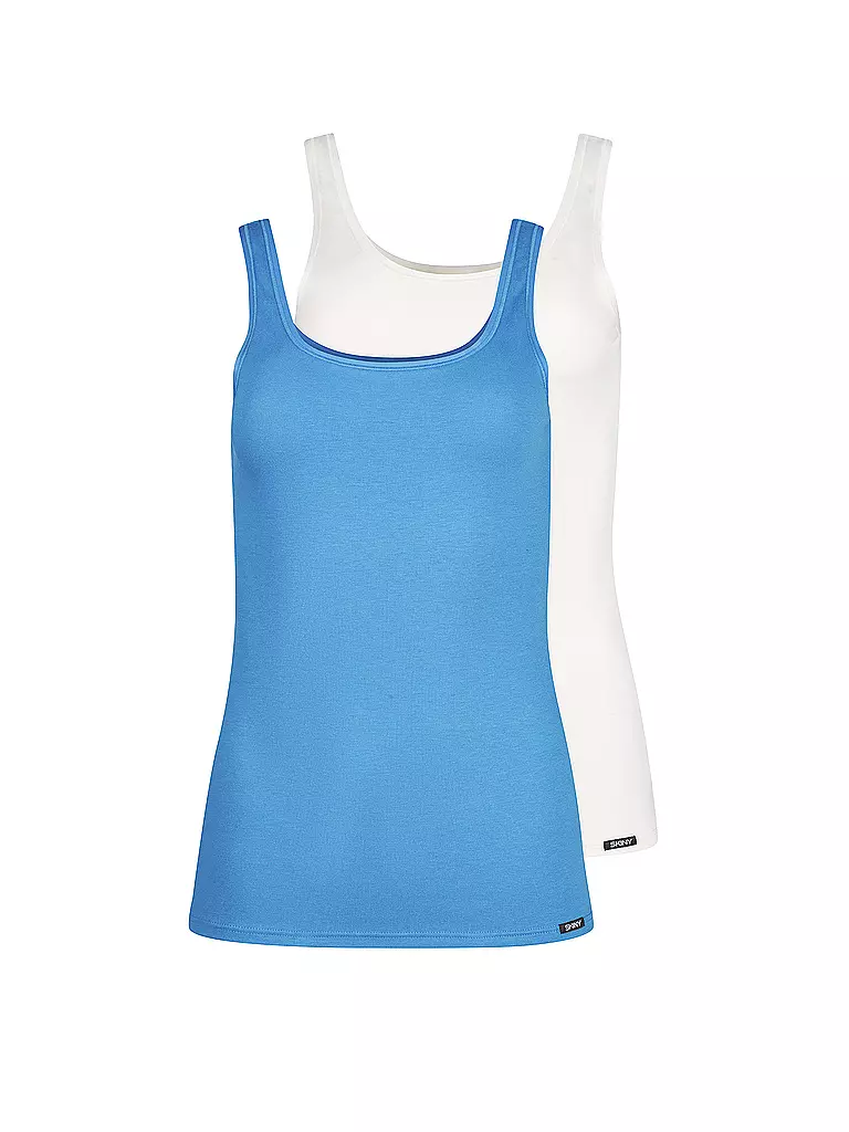 SKINY | Tank Top ADVANTAGE COTTON 2er Pkg federalblue selection | blau