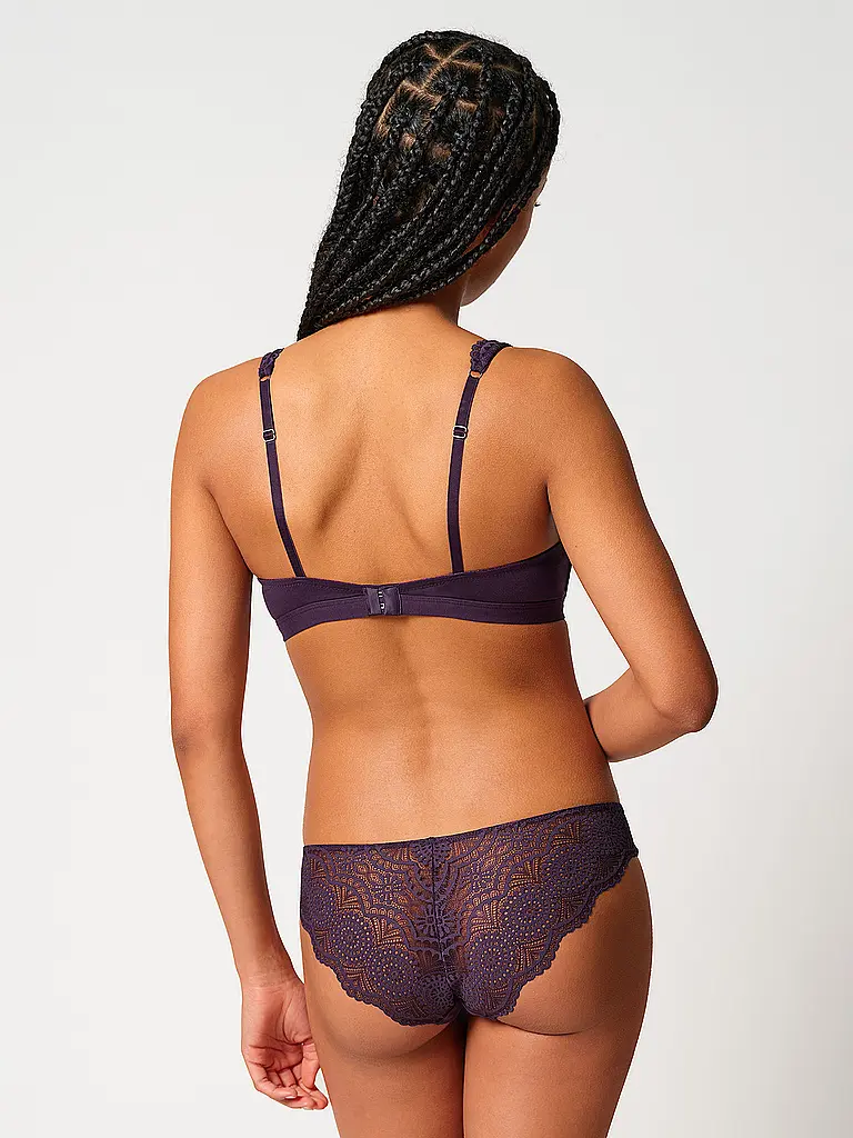 SKINY | Triangel BH COTTON ORNAMENTS mysterio | beere