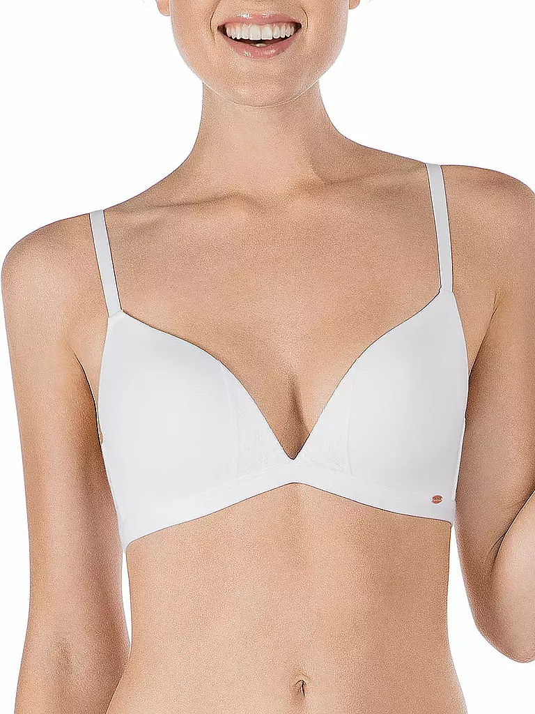 SKINY | Triangel BH gefüttert (ohne Bügel) "Smart Cotton" (White) | weiss