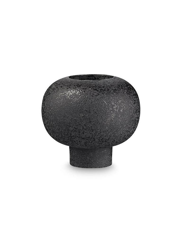 SKJALM | Vase "Vesuvius" 19x17cm | schwarz