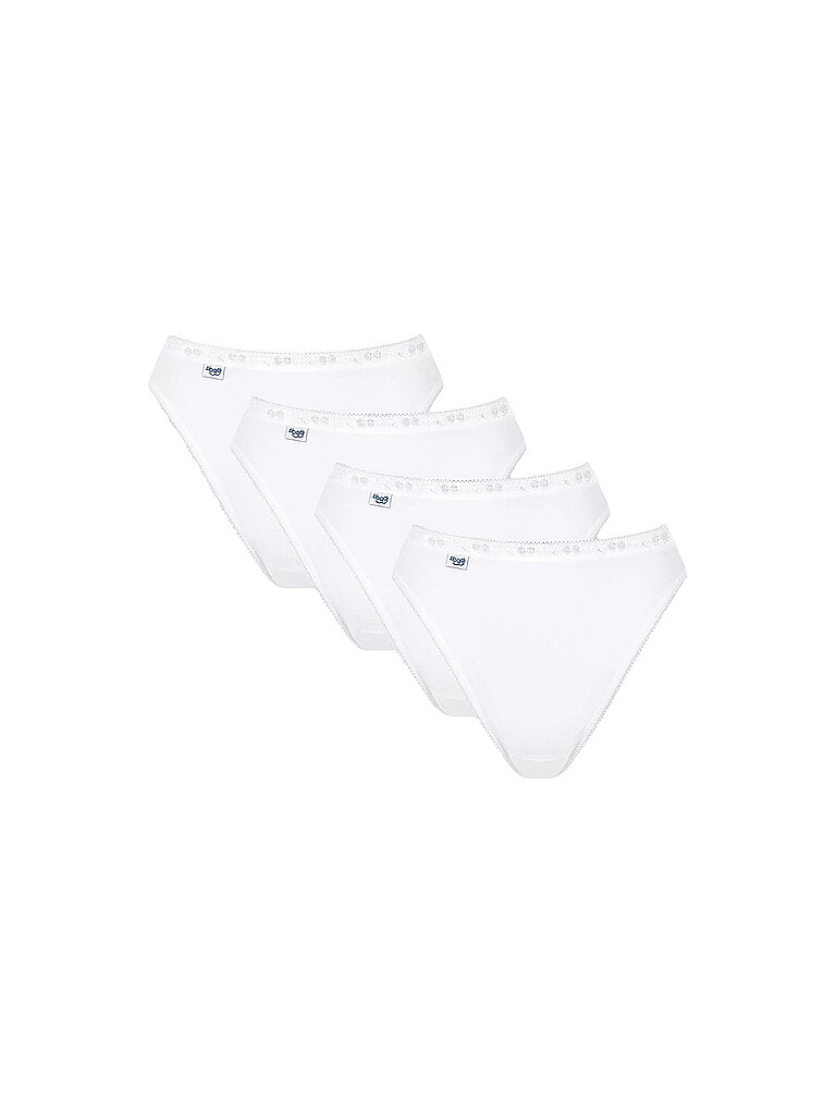 Sloggi Damen Unterhose Basic+ Tai , 4-Pack, 40, Weiß
