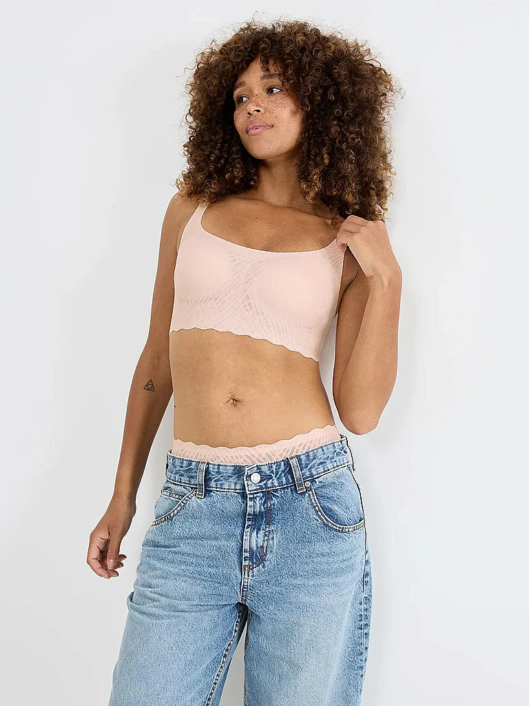 SLOGGI Bustier ZERO FEEL BLISS puff rose rose | S