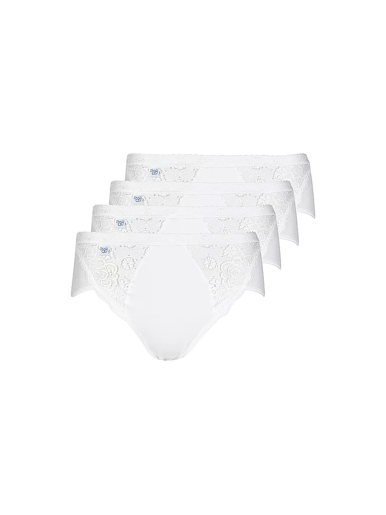 SLOGGI | Slip "Midi Chic" 4-er (Weiss) | weiss