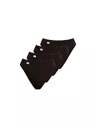 SLOGGI | Slip "Thai Basic" 4-er (Weiss) | schwarz