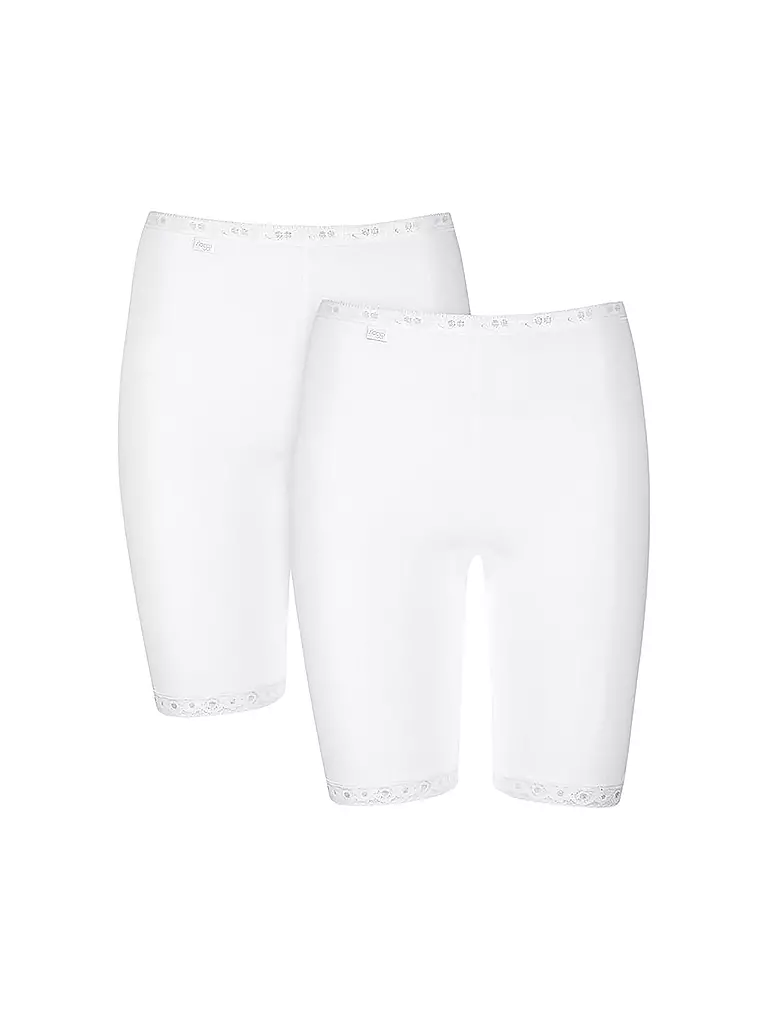 SLOGGI | Unterhose mit Bein BASIC+ 2-er Pkg. white | weiss