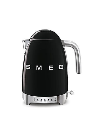 SMEG | Wasserkocher mit variabler Temperaturregelung 50's Style 1,7l Schwarz