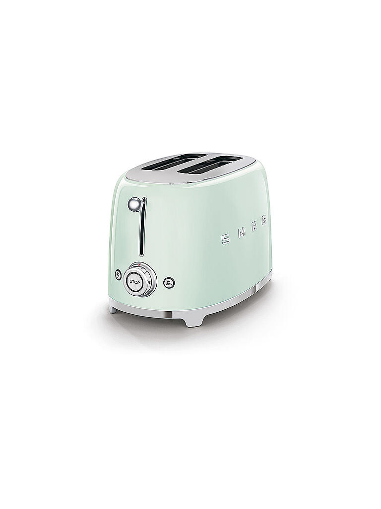 SMEG | 2 Schlitz Toaster 50‘s Retro Style Pastellgrün TSF01PGEU | gruen