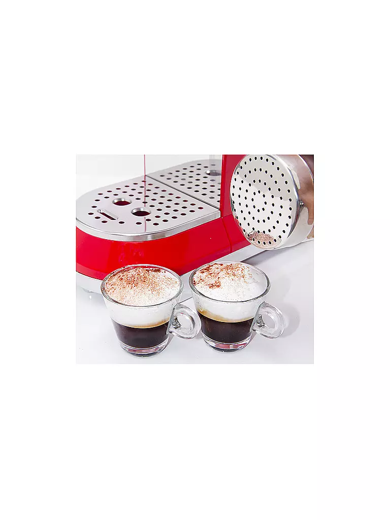 SMEG | Espresso-Kaffeemaschine 50s Retro Style Rot ECF01RDEU | rot