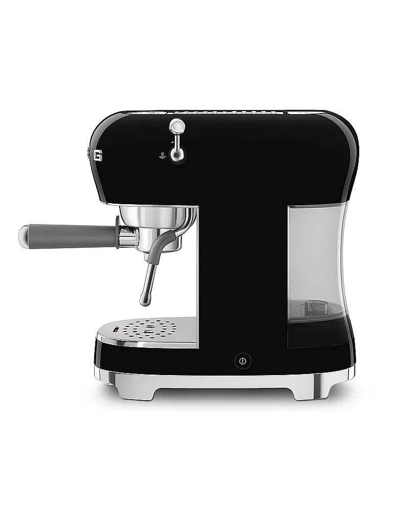SMEG | Espresso-Kaffeemaschine 50s Retro Style Schwarz ECF02BLEU | hellgrün