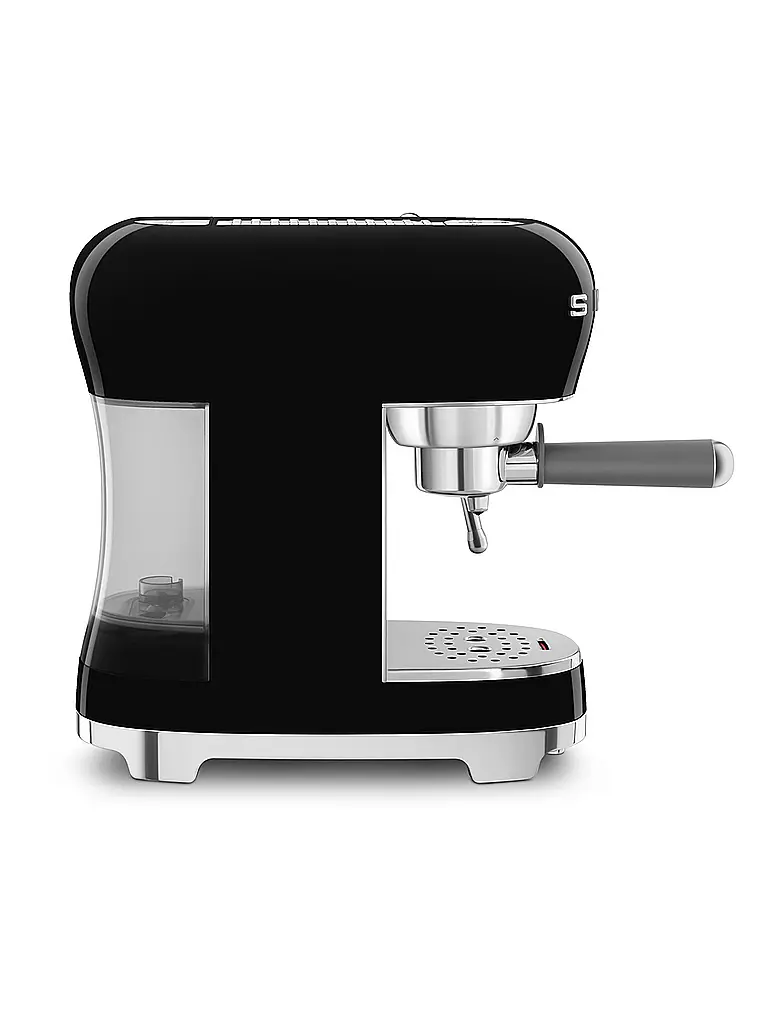 SMEG | Espresso-Kaffeemaschine 50s Retro Style Schwarz ECF02BLEU | hellgrün