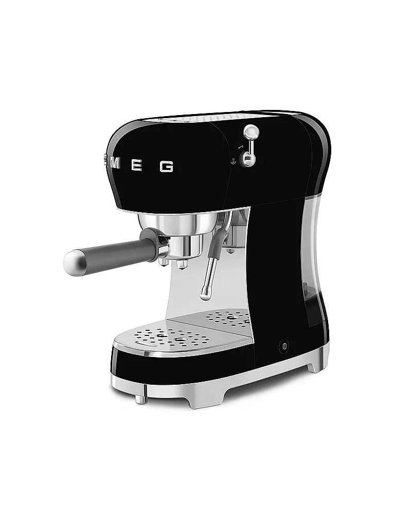 SMEG | Espresso-Kaffeemaschine 50s Retro Style Schwarz ECF02BLEU | hellgrün