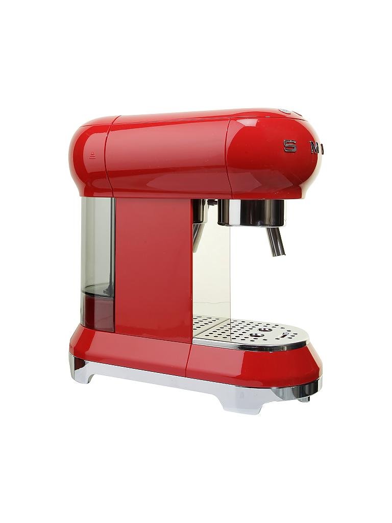 SMEG EspressoMaschine ECF01RDEU (Rot) rot