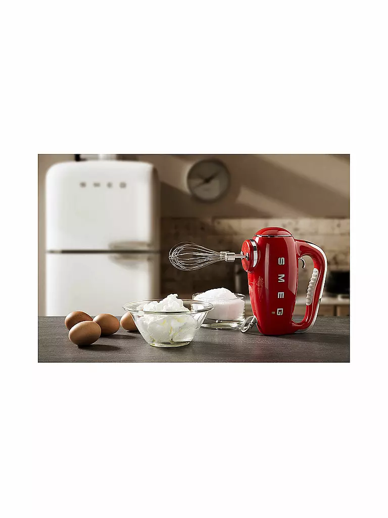 SMEG | Handmixer 50s Retro Style Rot HMR01PGEU | hellgrün