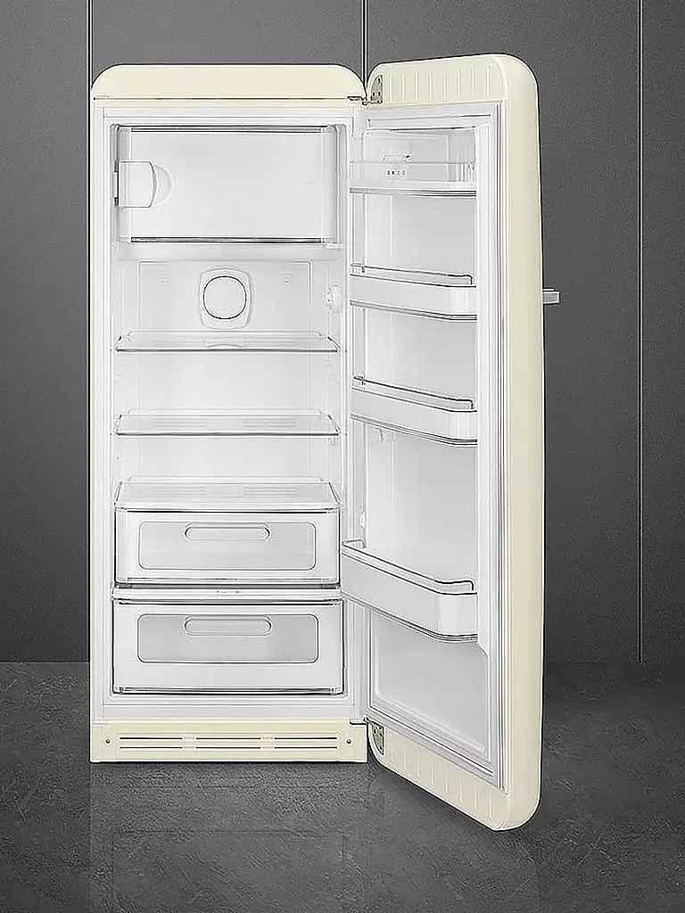 SMEG | Kühlschrank mit Gefrierfach 50s Retro Style Creme FAB28RCR5 | creme