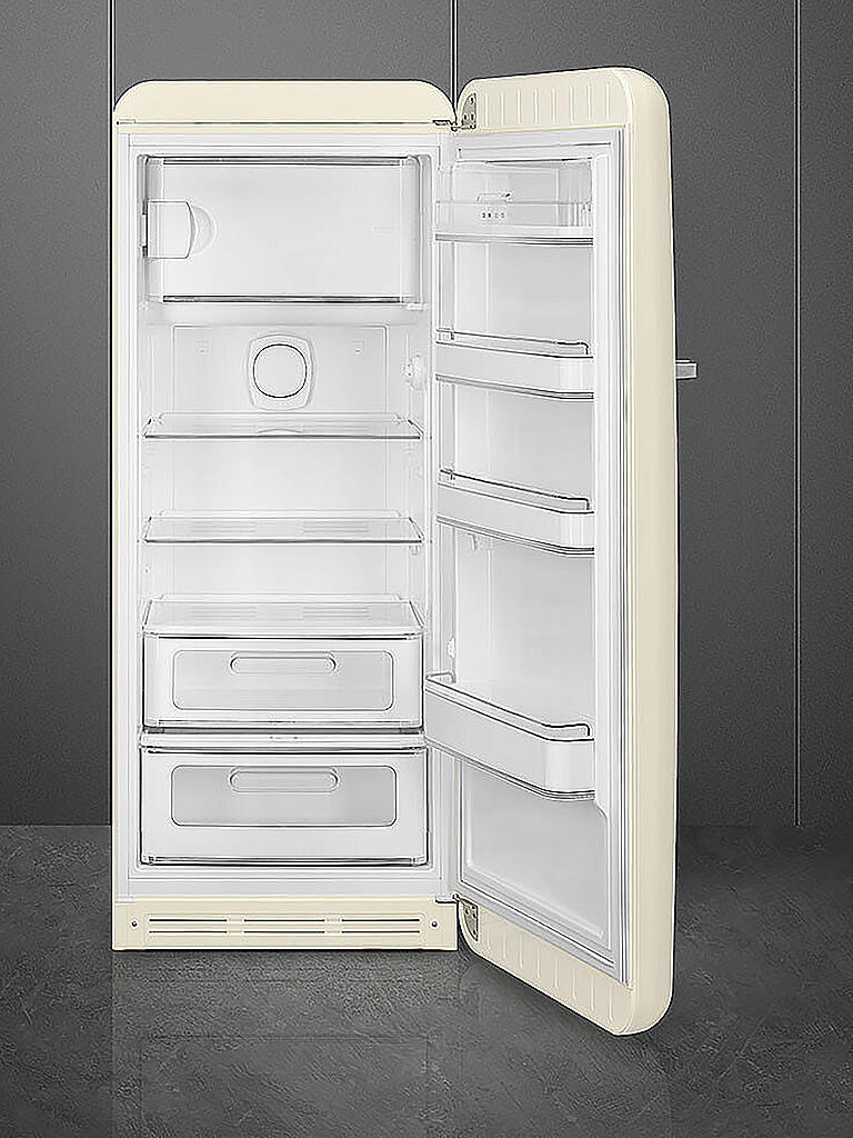 SMEG Kühlschrank mit Gefrierfach 50s Retro Style Schwarz FAB28RBL5 schwarz