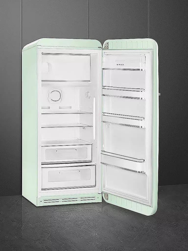 SMEG Kühlschrank mit Gefrierfach 50s Retro Style Pastellgrün FAB28RPG5  hellgrün