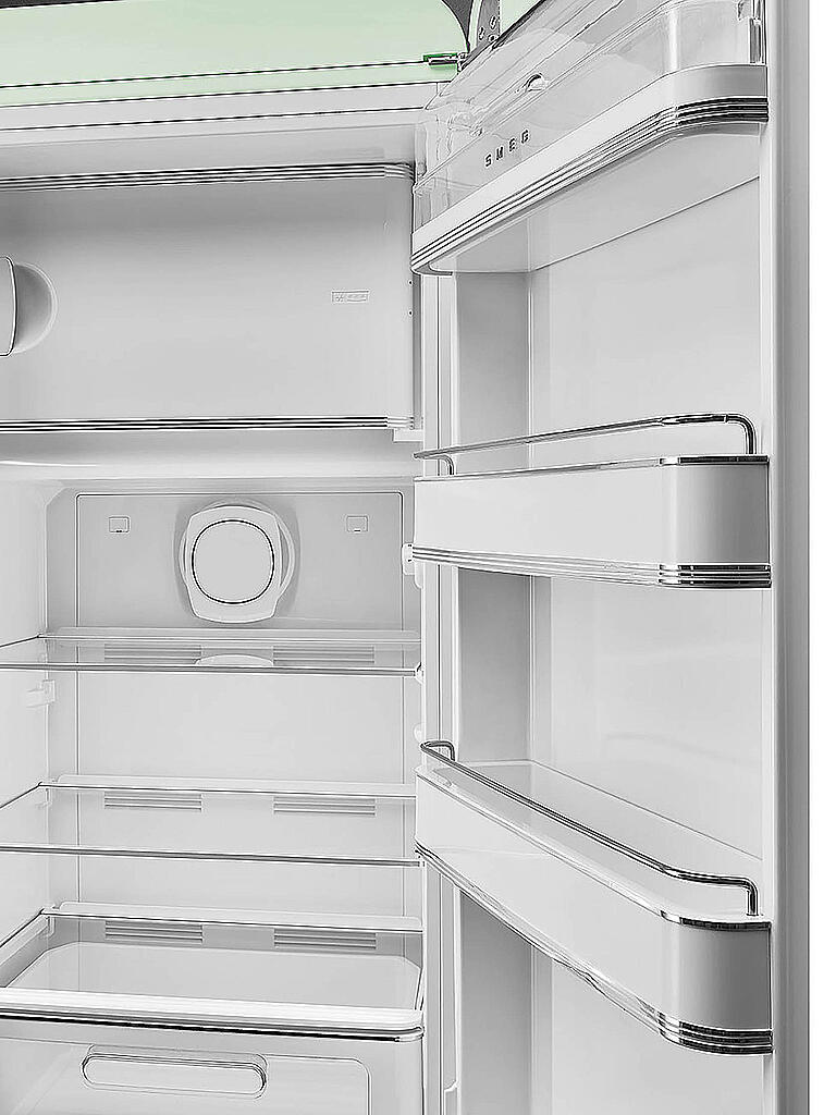 SMEG | Kühlschrank mit Gefrierfach 50s Retro Style Pastellgrün FAB28RPG5 | grün