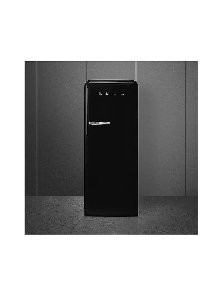 SMEG Kühlschrank mit Gefrierfach 50s Retro Style Schwarz FAB28RBL5 schwarz | Retrokühlschränke