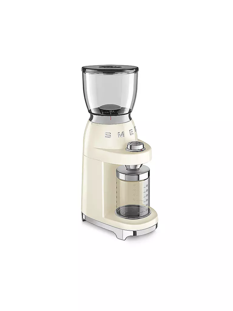 SMEG | Kaffeemühle 50s Retro Style Creme CGF01CREU | schwarz