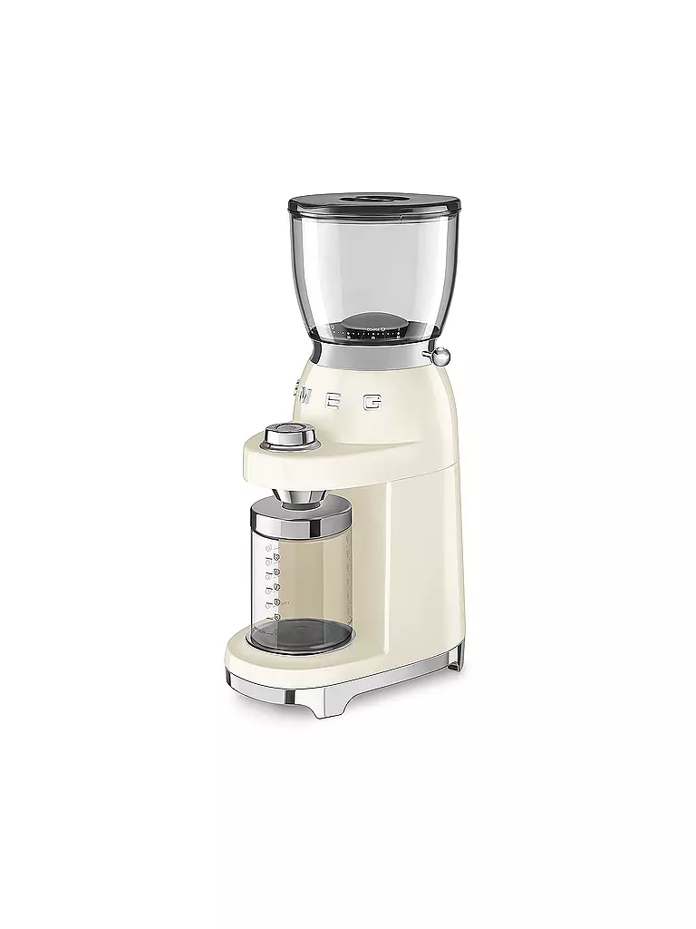 SMEG | Kaffeemühle 50s Retro Style Creme CGF01CREU | schwarz