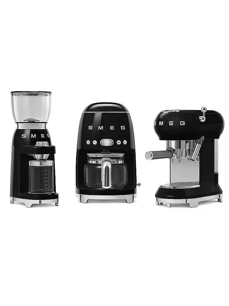 SMEG | Kaffeemühle 50s Retro Style Schwarz CGF01BLEU | schwarz