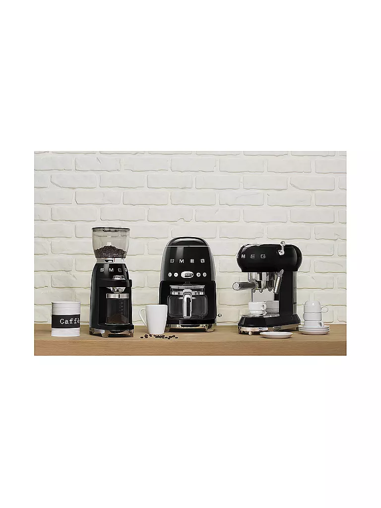 SMEG | Kaffeemühle 50s Retro Style Schwarz CGF01BLEU | hellgrün
