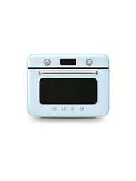 SMEG | Kombi-Tisch Dampfbackofen Schwarz | hellblau