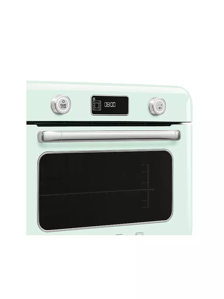 SMEG | Kombi-Tisch Dampfbackofen Pastellgruen | hellblau