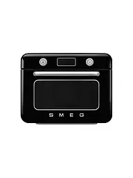 SMEG | Kombi-Tisch Dampfbackofen Schwarz | schwarz