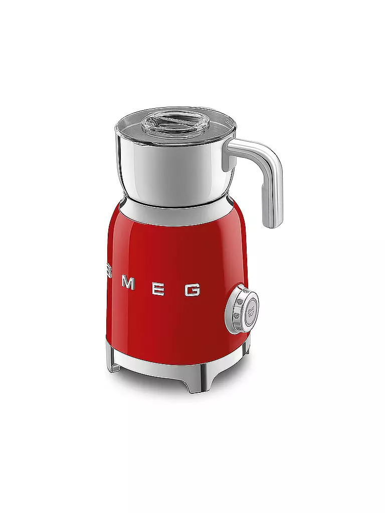SMEG | Milchaufschäumer 50s Retro Style Rot MFF01RDEU | hellgrün