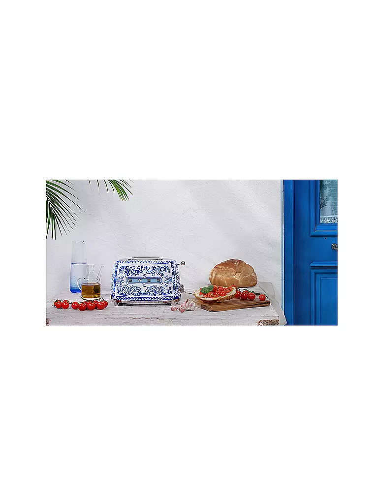 SMEG | Toaster 2 Scheiben Dolce & Gabbana TSF01DGBEU Blu Mediterraeo | blau