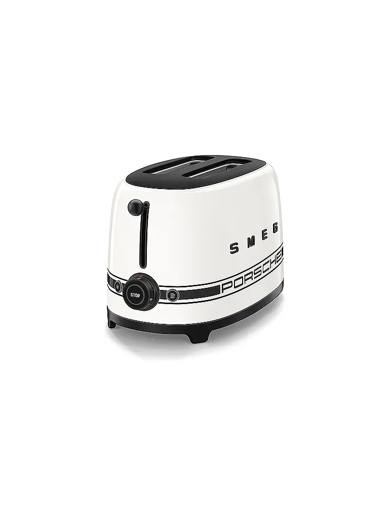 SMEG | Toaster 2 Scheiben PORSCHE X SMEG Carrar White  | Weiss