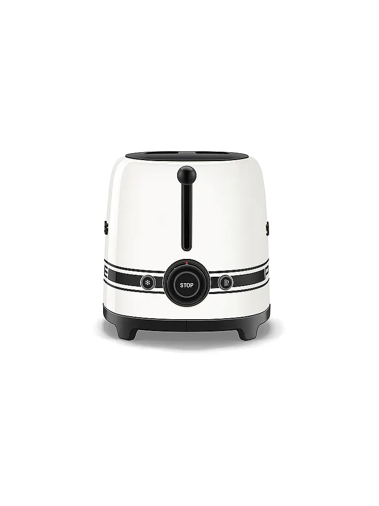 SMEG | Toaster 2 Scheiben PORSCHE X SMEG Carrar White  | Weiss