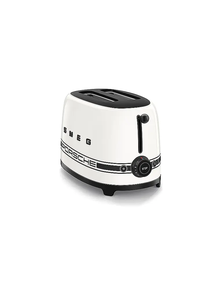 SMEG | Toaster 2 Scheiben PORSCHE X SMEG Carrar White  | Weiss