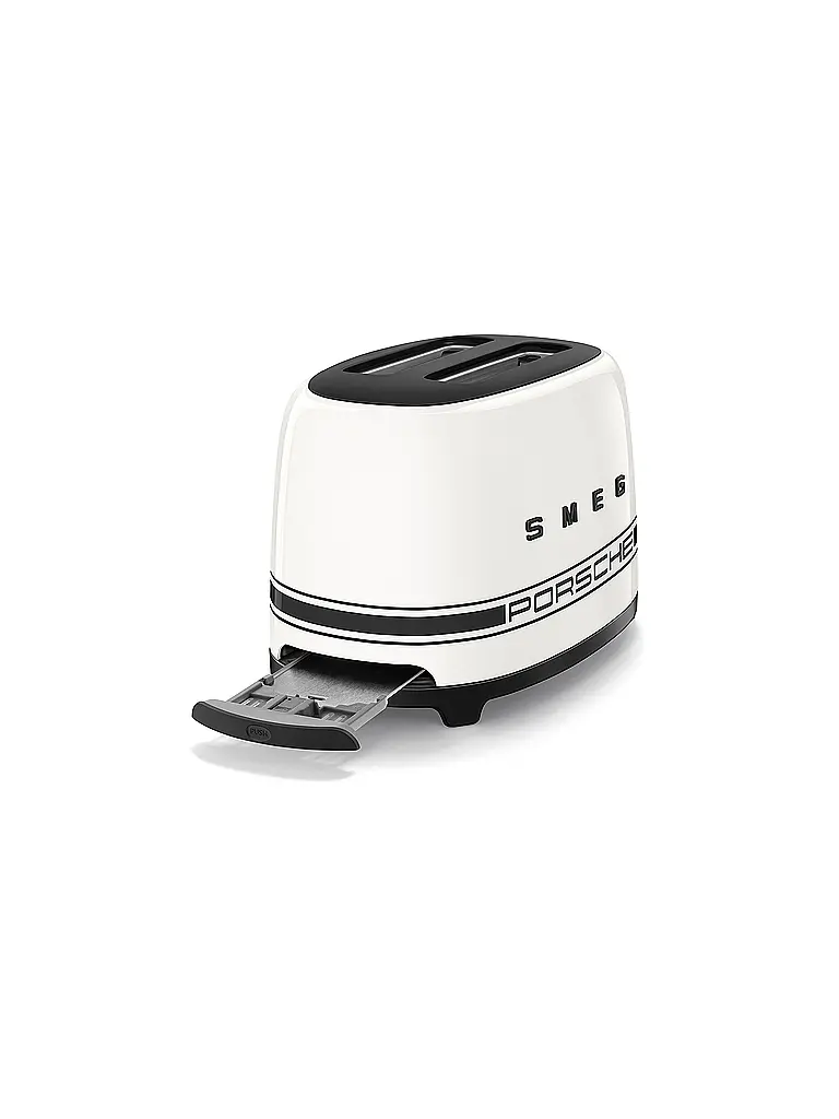 SMEG | Toaster 2 Scheiben PORSCHE X SMEG Carrar White  | Weiss