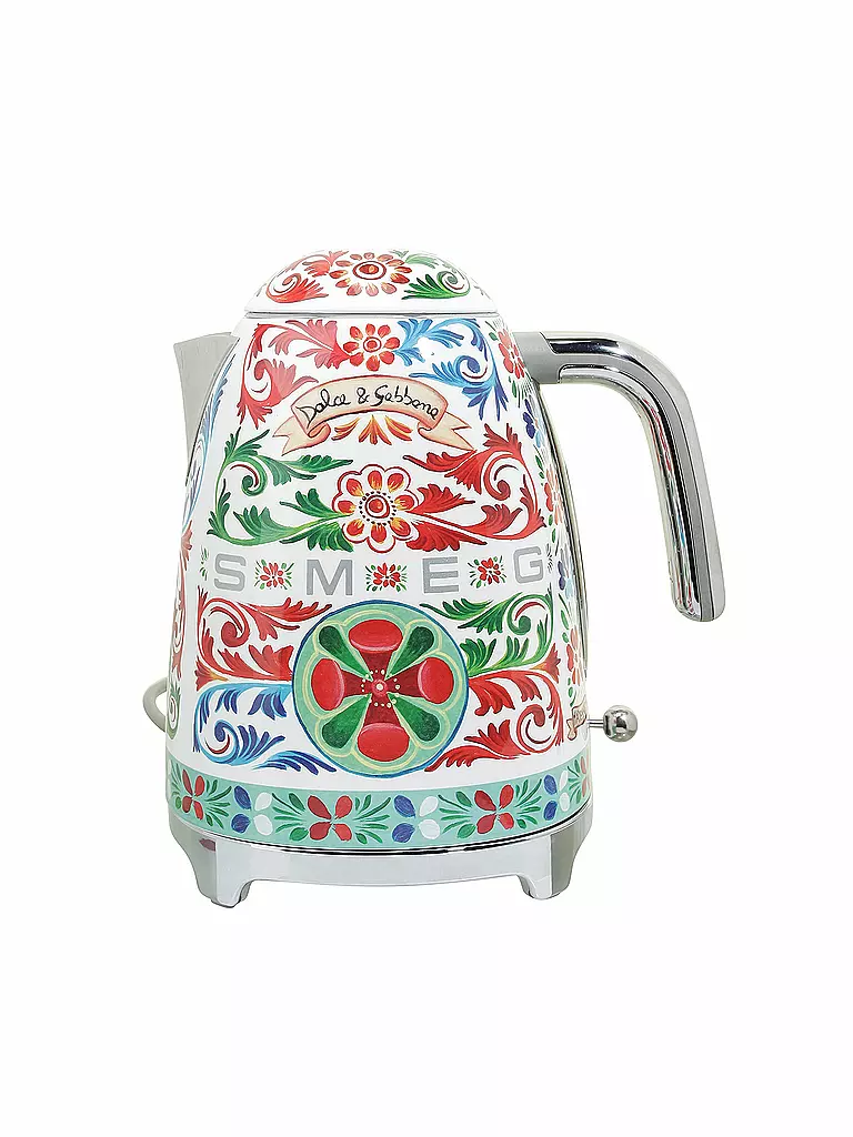 SMEG | Wasserkocher 1,7l "Dolce Gabbana" KLF03DG (Rot/Dekor) | bunt