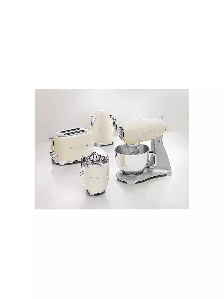 SMEG | Zitruspresse 50s Retro Style Creme CJF01CREU | hellgrün