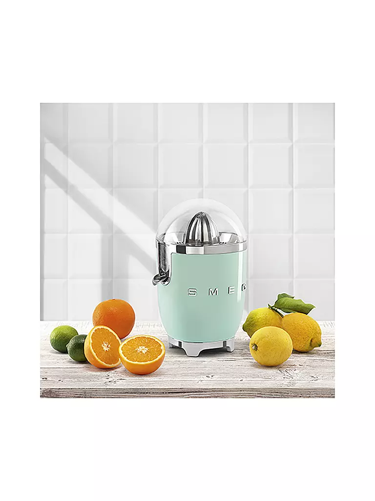 SMEG | Zitruspresse 50s Retro Style Pastellgrün CJF01PGEU | creme