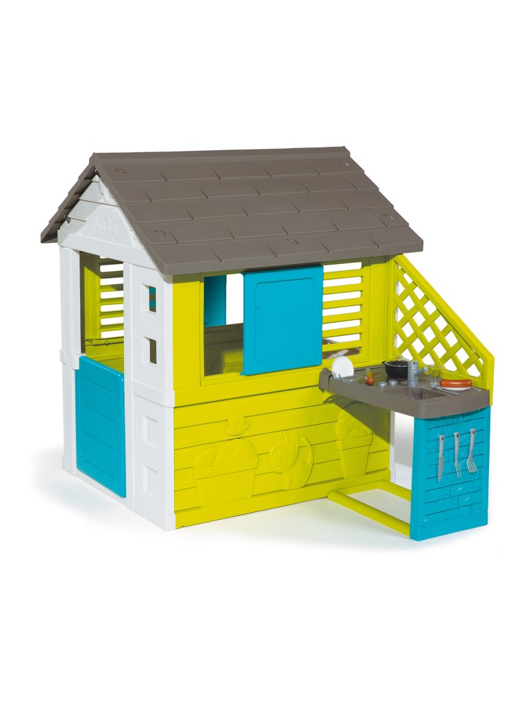 SMOBY Spielhaus - Pretty Haus mit Sommerküche