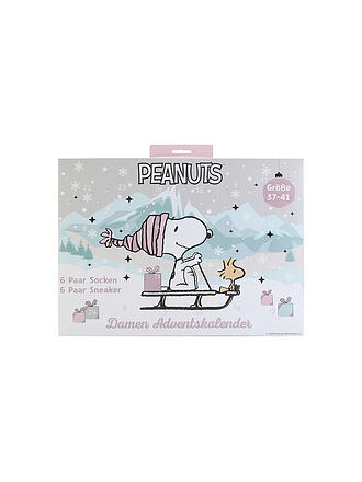 SOCKSWEAR | Socken ADVENTKALENDER PEANUTS 37-41 rosa