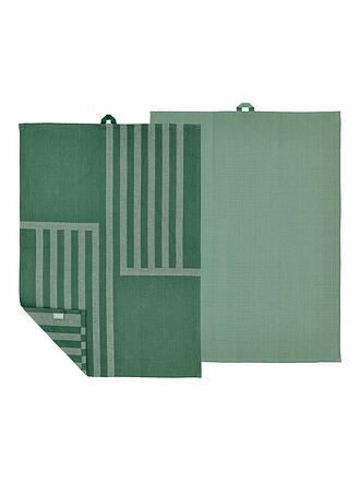 SOEDAHL | Geschirrtuch-Set 2tlg REFLECTION Pine Green 