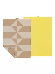 SOEDAHL | Geschirrtücher Set 2tlg. 50x70cm TWIST Warm Taupe  | hellbraun