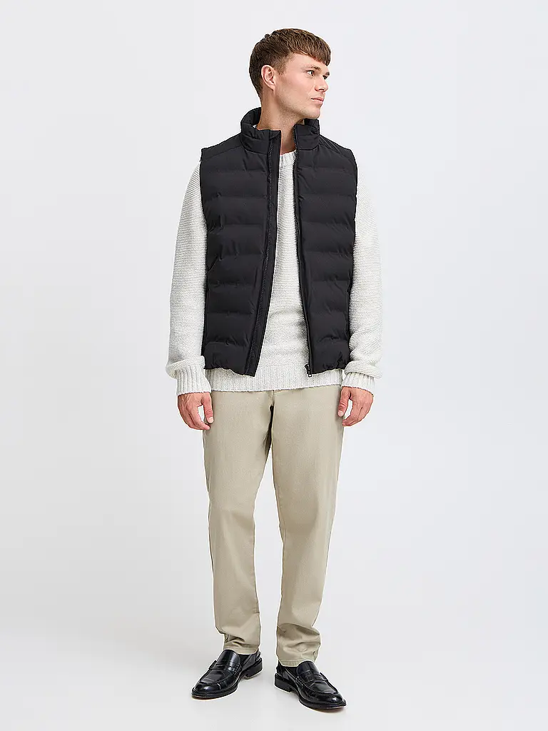 SOLID | Steppgilet MILAS | schwarz