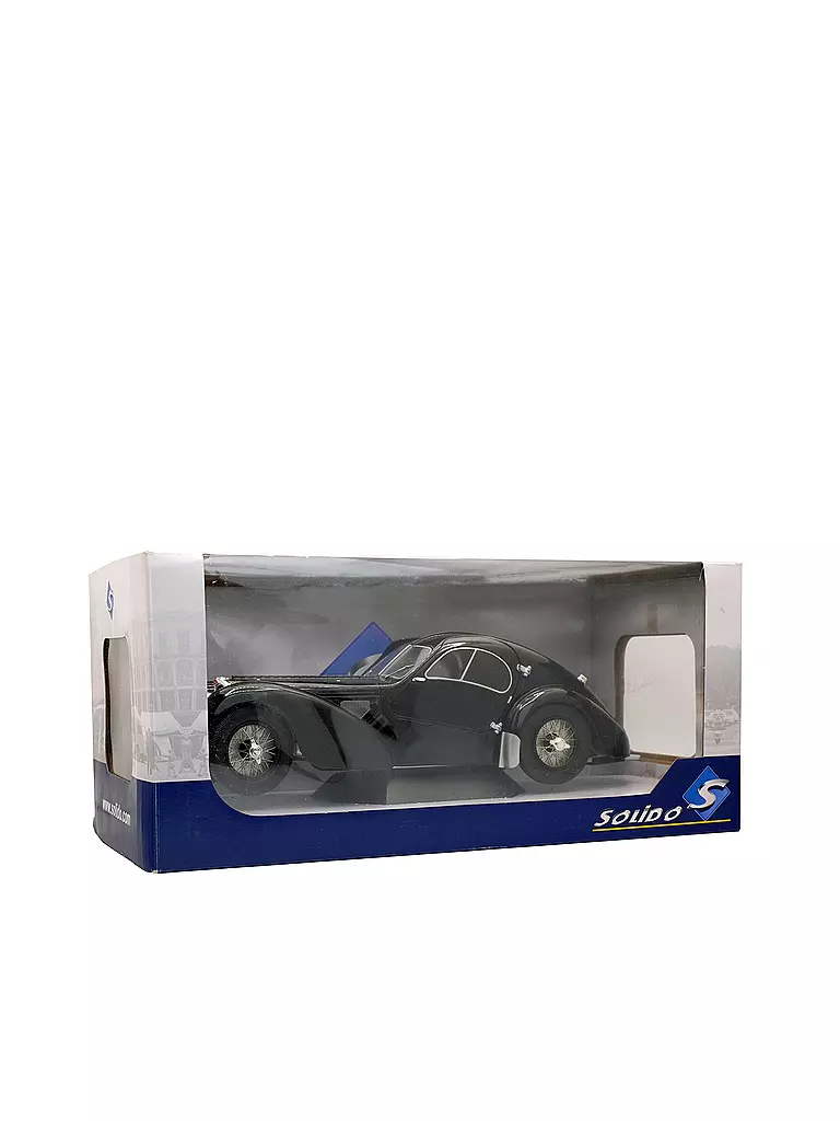 SOLIDO | 1:18 Bugatti Atlantic SC, schwarz | braun