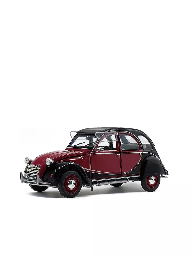 Autohaus Hesse Berlin Citroën & Peugeot Spezialwerkstatt SOLIDO 1:18 Citroën 2CV6 Charleston, weinrot/schwarz keine Farbe